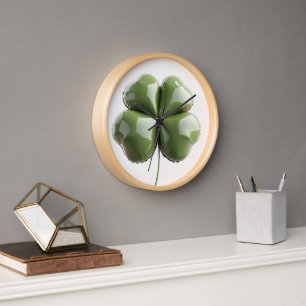 Heart-Shaped Clover Balloon Clock – A Touch of For