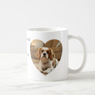 Heart-Shaped Dog Design – “Happiness on Four Paws” Coffee Mug