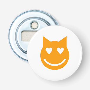 Heart Shaped Eyes Emoji Bottle Opener