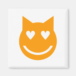 Heart Shaped Eyes Emoji Magnet