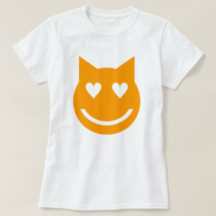 Heart Shaped Eyes Emoji T-Shirt
