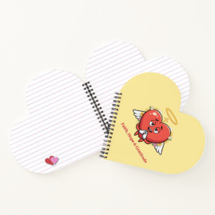 Heart-Shaped Gratitude Keepsake Journal