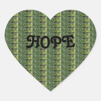 Heart-Shaped Hope Sticker for Chronic Illnesses <3