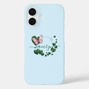Heart-Shaped Leaves Bouquet iPhone 16 Case