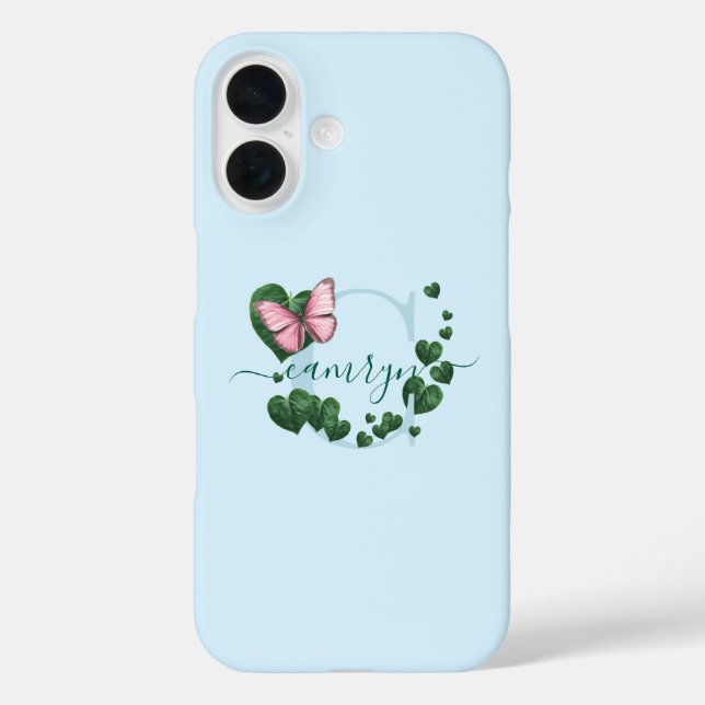 Heart-Shaped Leaves Bouquet Case-Mate iPhone Case (Back)