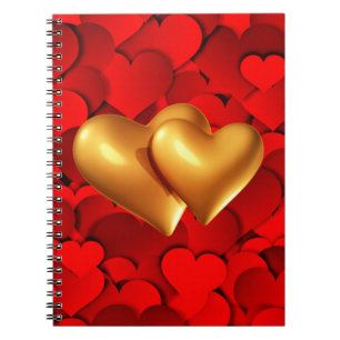 Heart Shaped Love Symbols Tote Bag Notebook