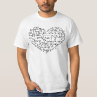 HEART SHAPED MATHS FORMULARS.