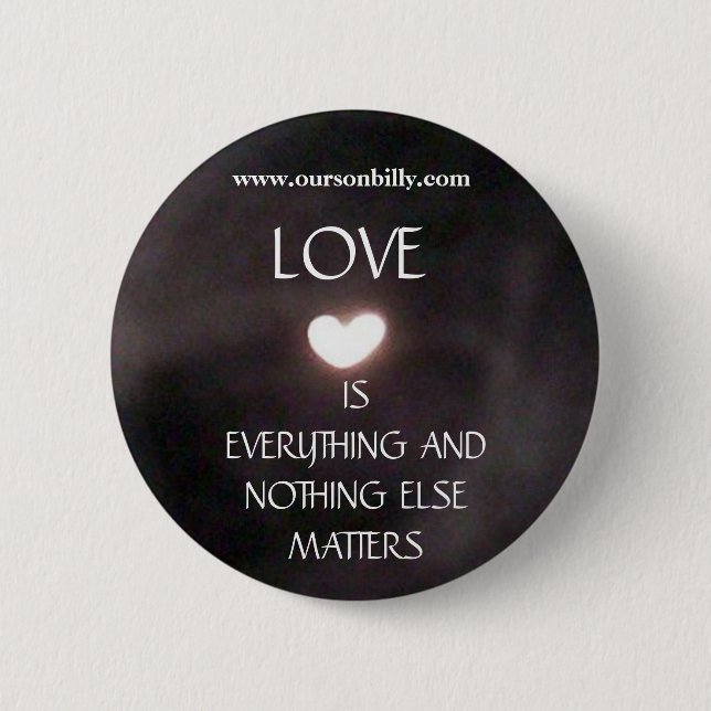 Heart shaped moon button (Front)