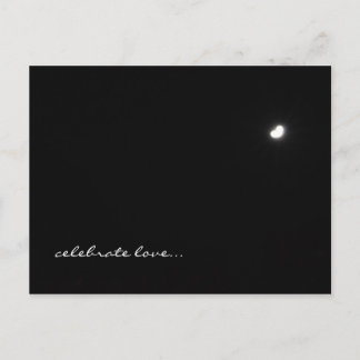 Heart Shaped Moon Postcard