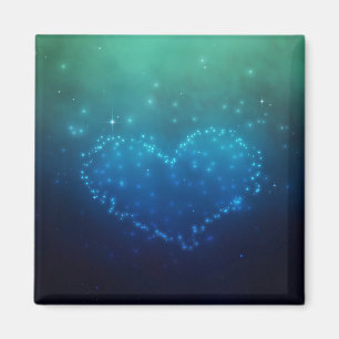 Heart-Shaped Night Stars Magnet