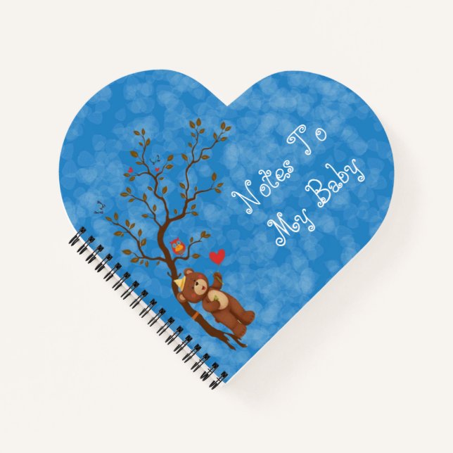 Heart Shaped Notes to My Baby Journal (Front)