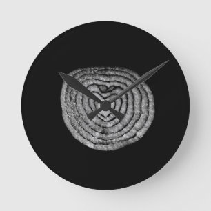 Heart Shaped Onion Round Clock