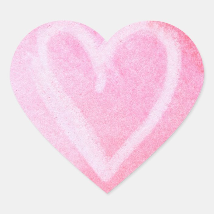 Heart Shaped Pastel Stickers