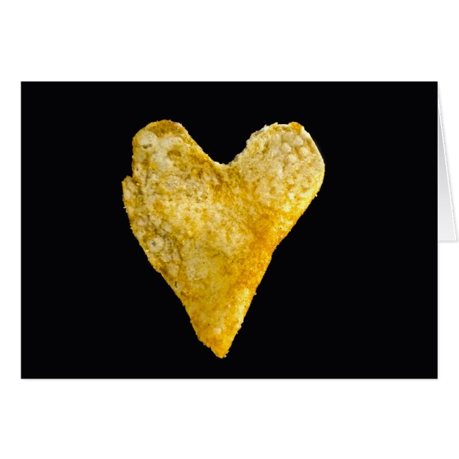 Heart Shaped Potato Chip (Front Horizontal)