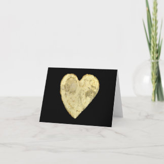 Heart Shaped Potato Chip Card