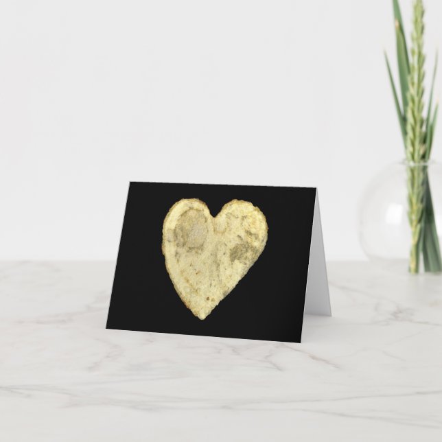 Heart Shaped Potato Chip Card (Front)