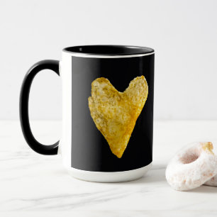 Heart Shaped Potato Chip Mug