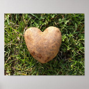 Heart Shaped Potato Poster