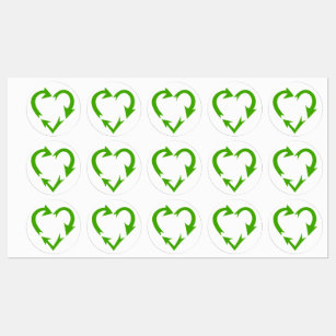Heart Shaped Recycle Symbol 