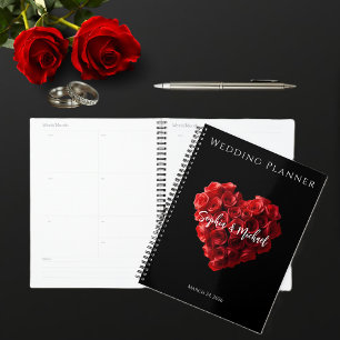 Heart Shaped Red Roses-Wedding Planner