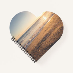 Heart Shaped Spiral Bound Notebook