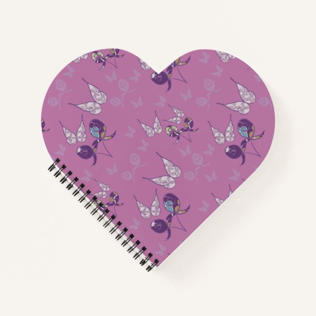  Heart-Shaped Spiral-Bound Notebook  (Front)