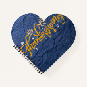Heart Shaped Spiral Bound Notebook