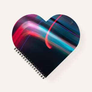Heart Shaped Spiral Bound Notebook