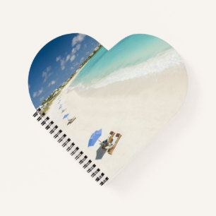 Heart Shaped Spiral Bound Notebook