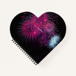 Heart Shaped Spiral Bound Notebook