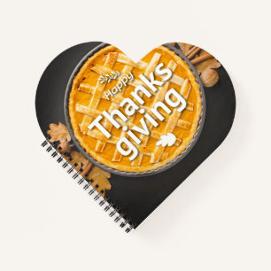 Heart Shaped Spiral Bound Notebook