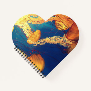 Heart Shaped Spiral Bound Notebook