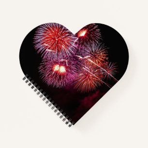 Heart Shaped Spiral Bound Notebook