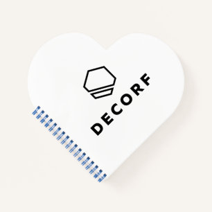 Heart Shaped Spiral Bound Notebook