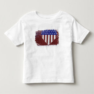 Heart-Shaped Stars and Stripes Toddler T-Shirt