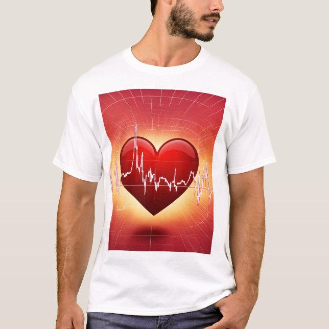 Heart shaped t-shirt design  (Front)