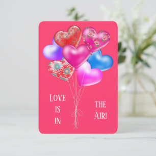 Heart Shaped Valentine's Love Balloons
