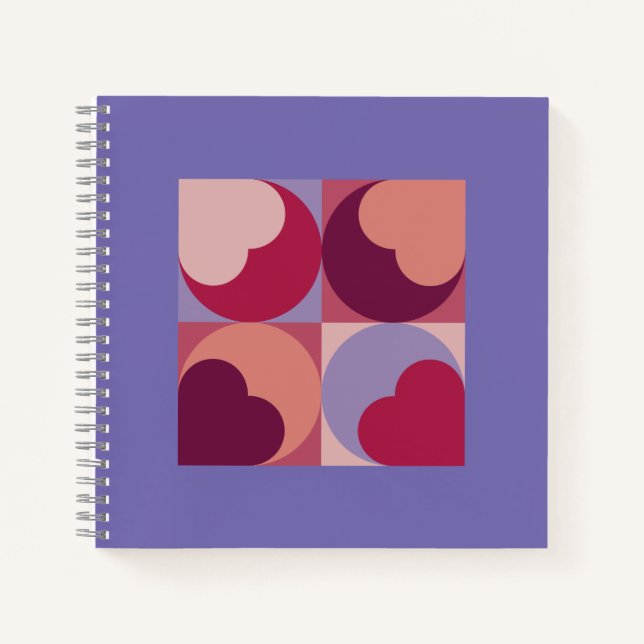 Heart Shapes Notebook (Front)