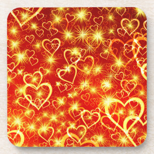Heart Shapes Pattern-25622 Coaster