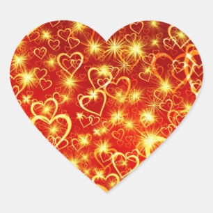 Heart Shapes Pattern-25622 Heart Sticker