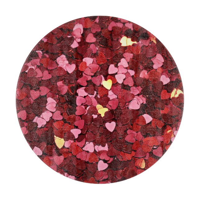 Heart Shapes Texture-20622 Cutting Board (Front)