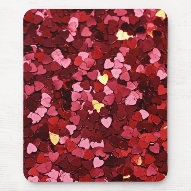 Heart Shapes Texture-20622 Mouse Mat (Front)