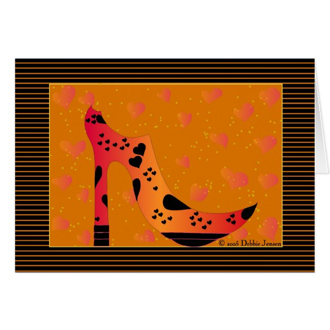 Heart Shoe Mania I by Debbie Jensen (Front Horizontal)