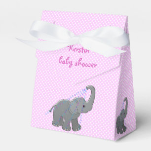 heart shower - pink favour box