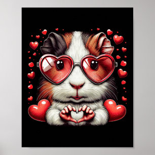 Heart Sign Hand Guinea Pig Mens Womens Guinea Pig