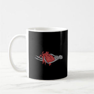 Heart Skeleton Hands  Coffee Mug