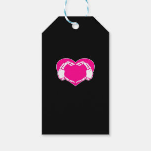Heart Skeleton Hands Gothic Valentine Classic Gift Tags