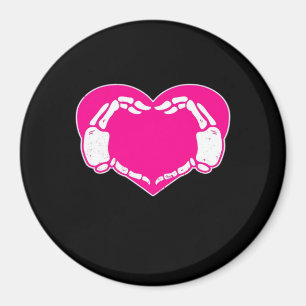 Heart Skeleton Hands Gothic Valentine  Classic Magnet