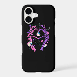 Heart Skeleton Hands - Halloween Pastel Goth Eyeba