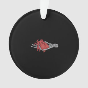 Heart Skeleton Hands Ornament